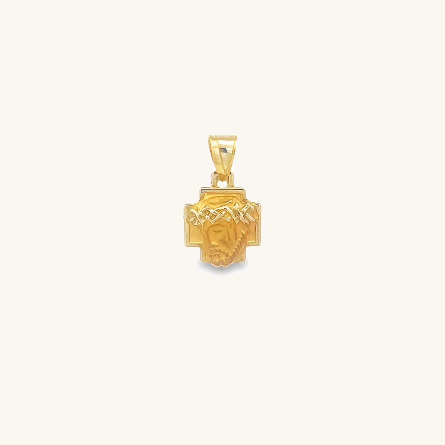 14K Yellow Gold XS Christ Head