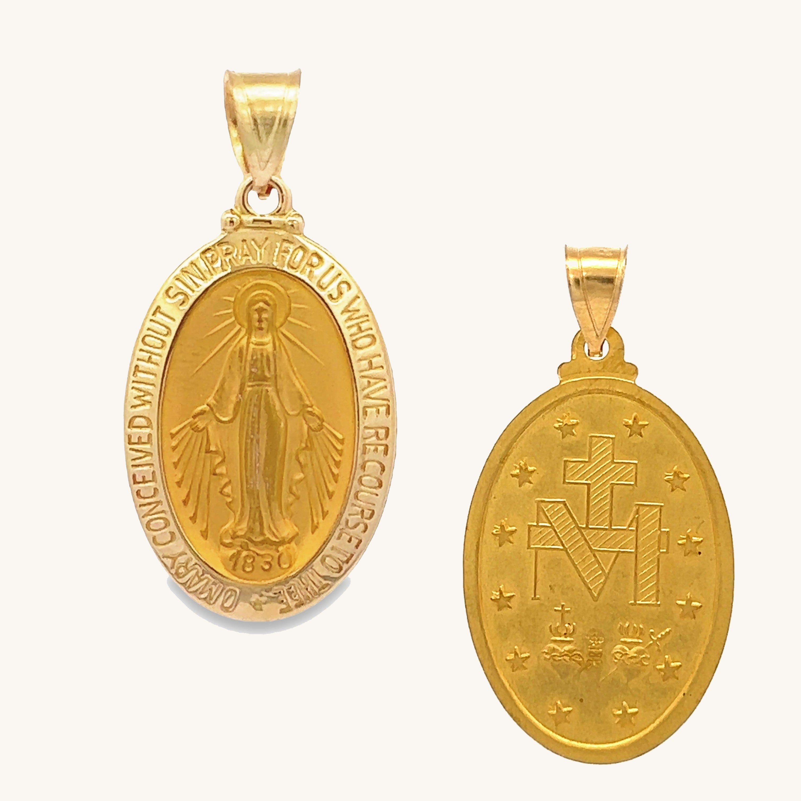 Large Miraculous Medal Back buying