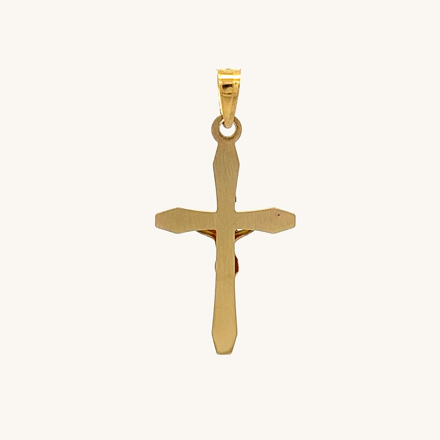 14K Yellow Gold Crucifix M S