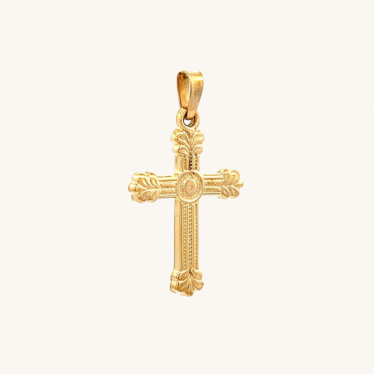 14K Yellow Gold S Cross