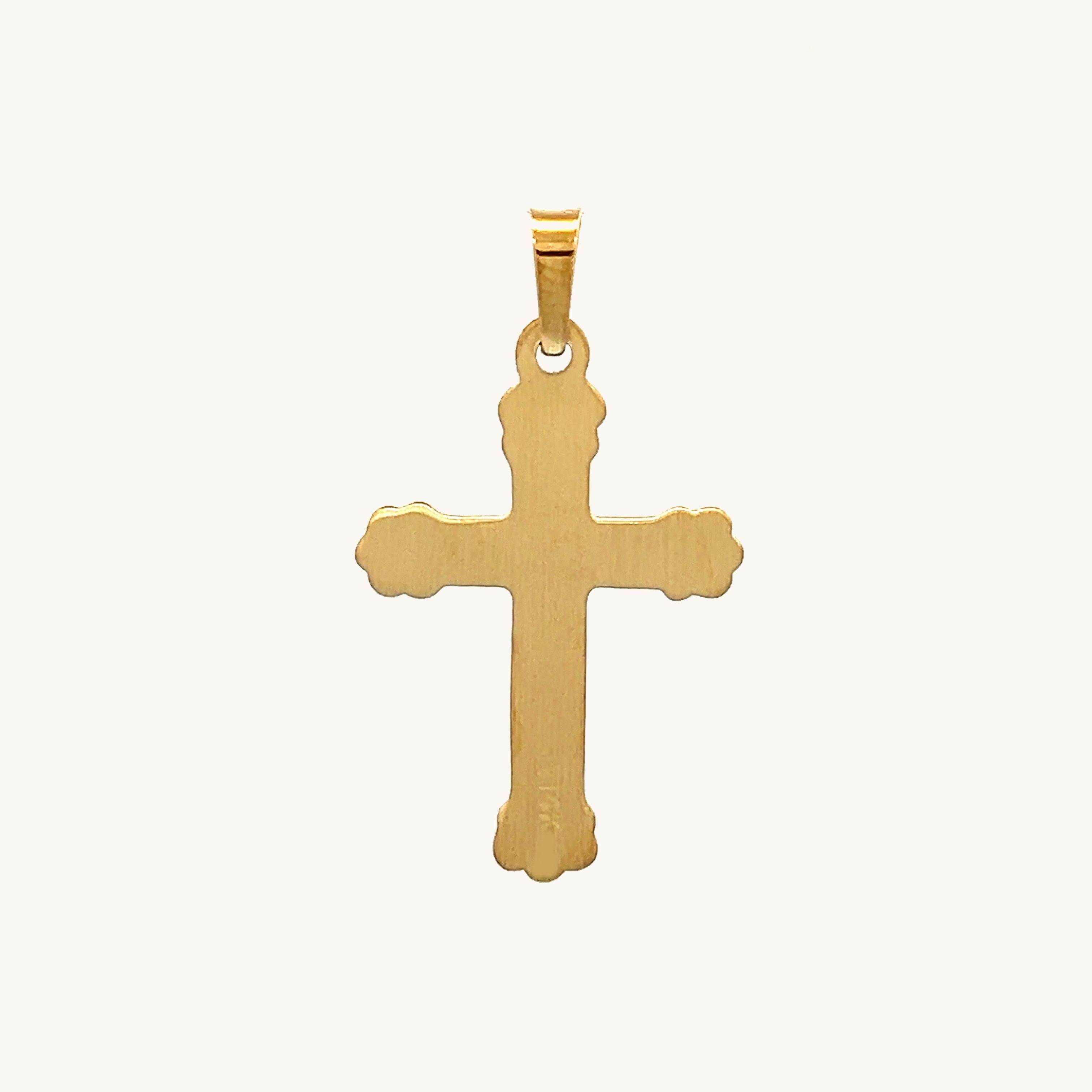 14K Yellow Gold S Cross