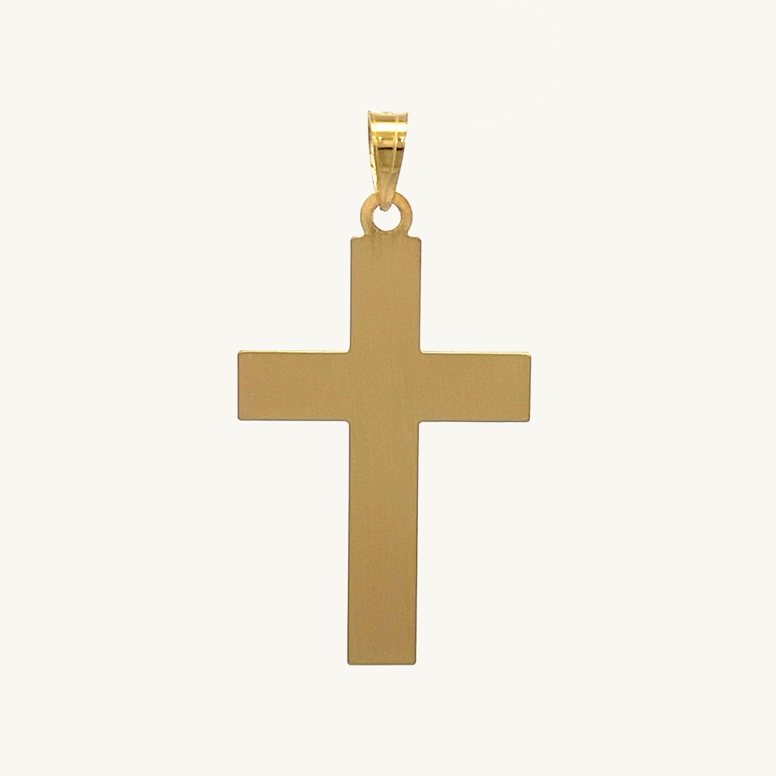 14K Yellow Gold Cross L M S XS