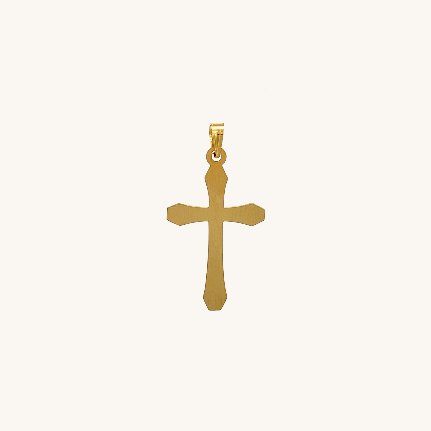 14K Yellow Gold XS Diamond Cross