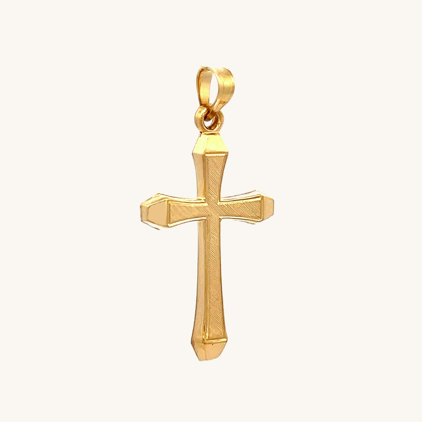 14K Yellow Gold Cross XS S M