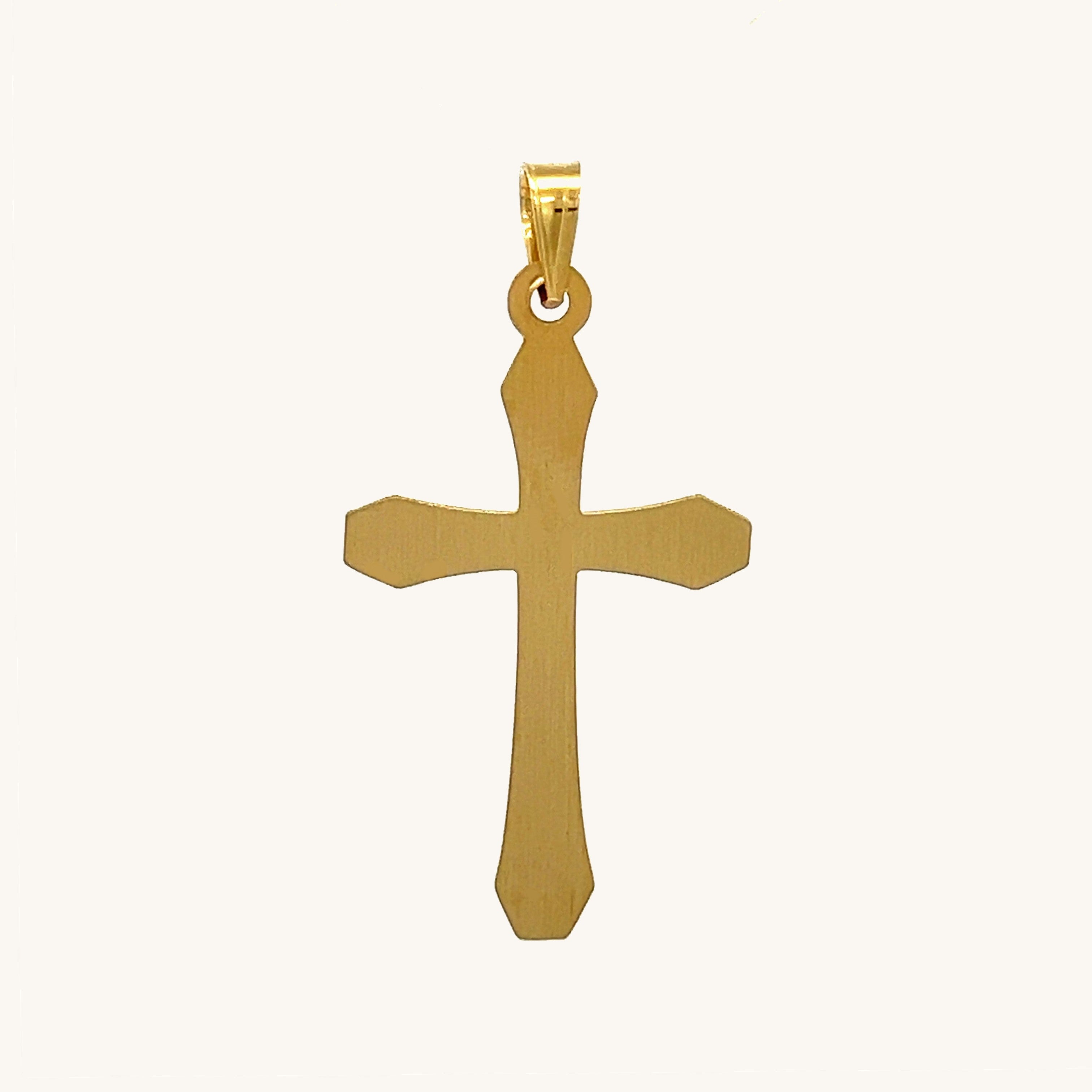 14K Yellow Gold Cross XS S M