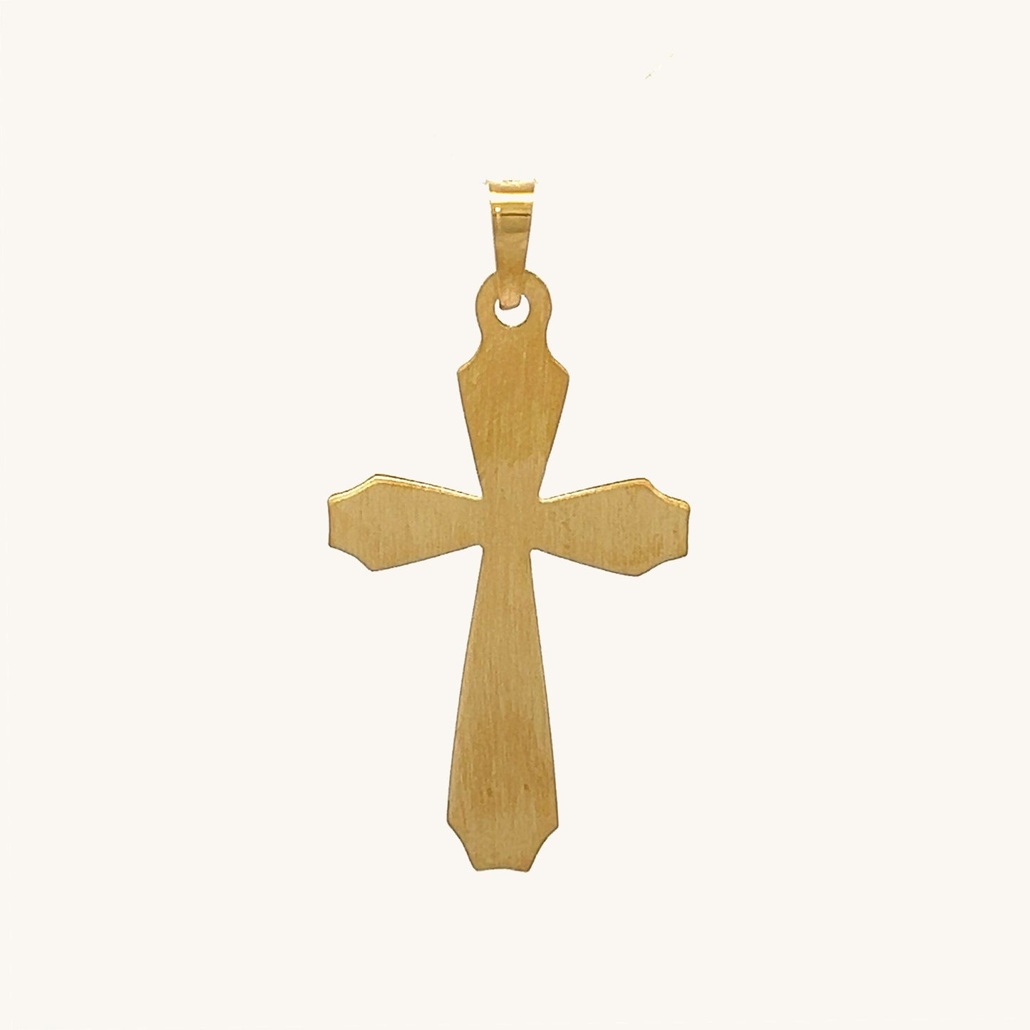 14K Two Tone Gold M Cross