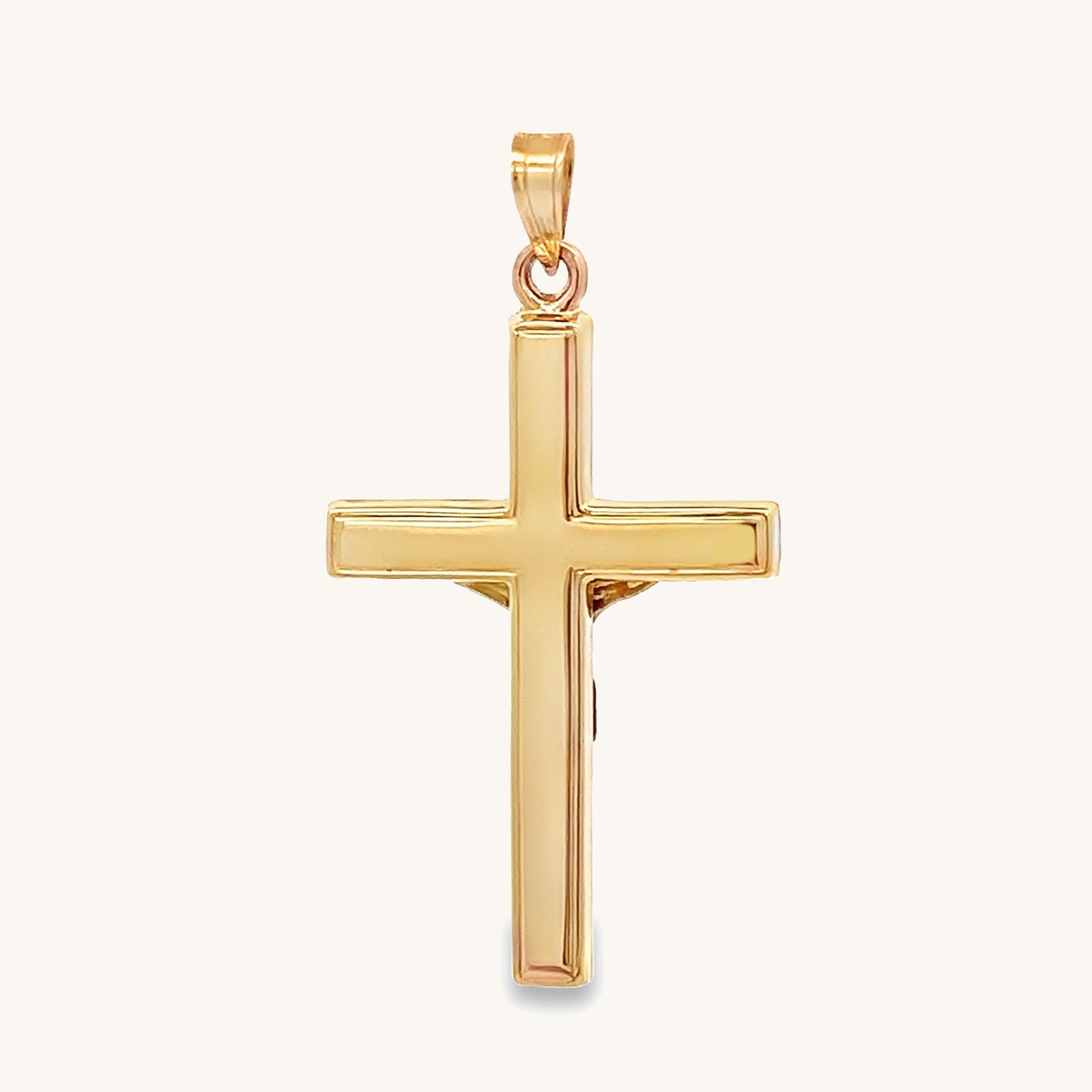 14K Yellow Gold INRI Crucifix L M S