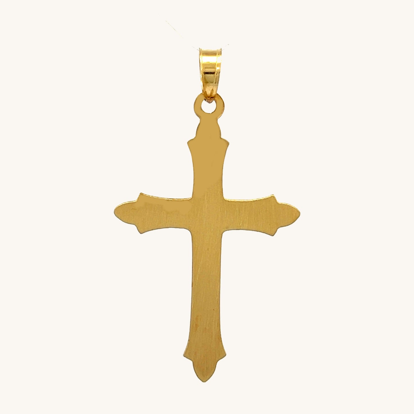 14K Yellow Gold Cross L M S