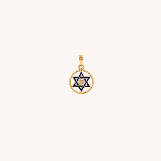 14K Yellow Gold S Jewish Star