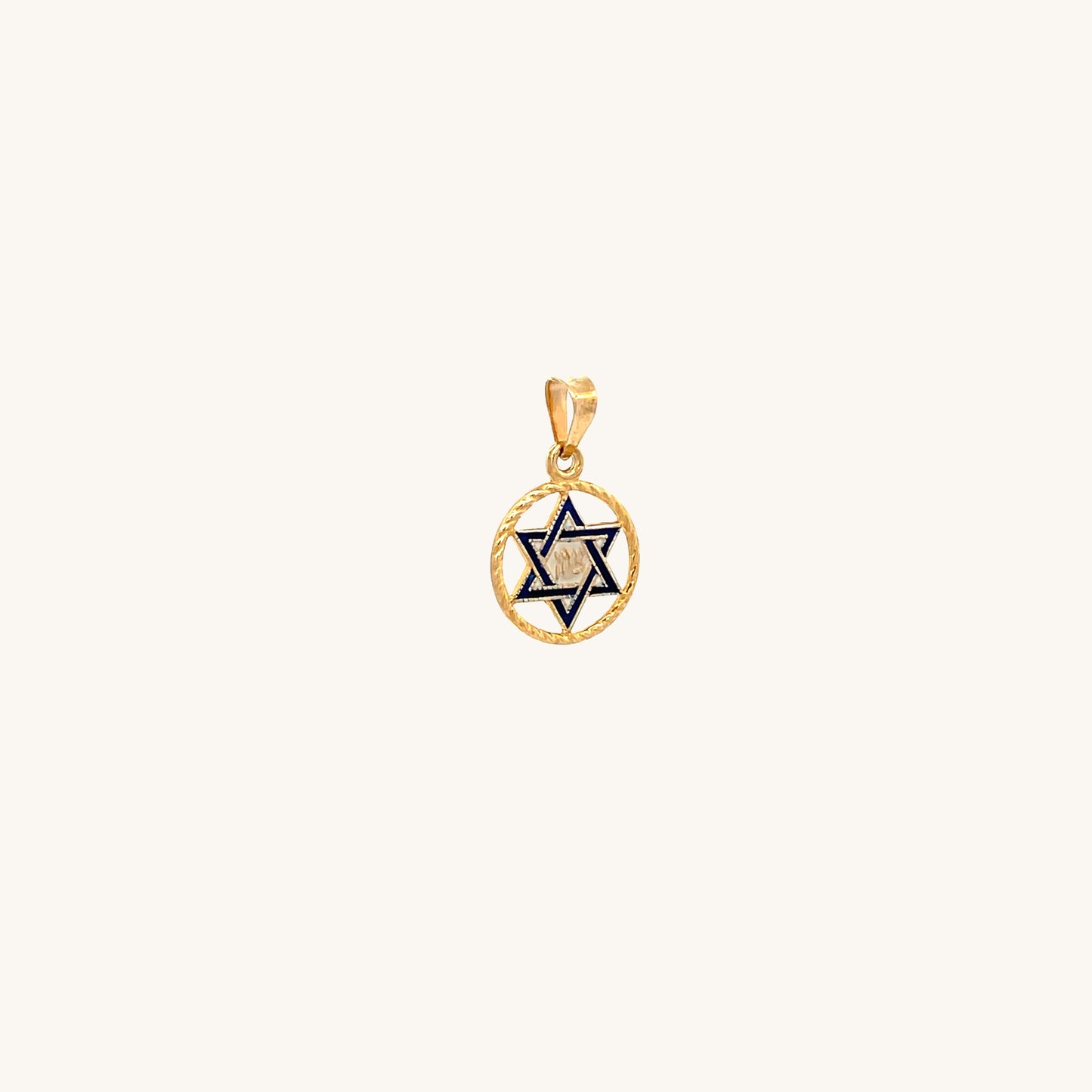 14K Yellow Gold S Jewish Star