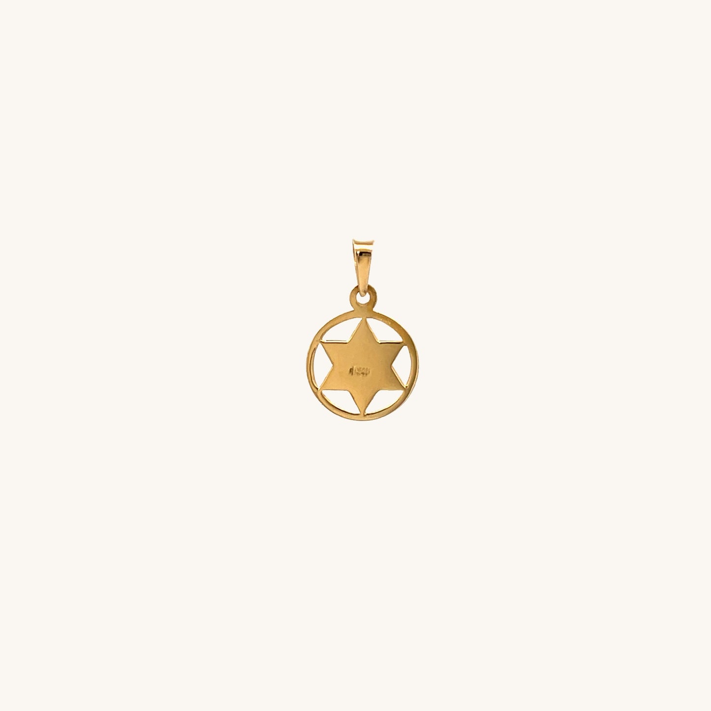 14K Yellow Gold S Jewish Star