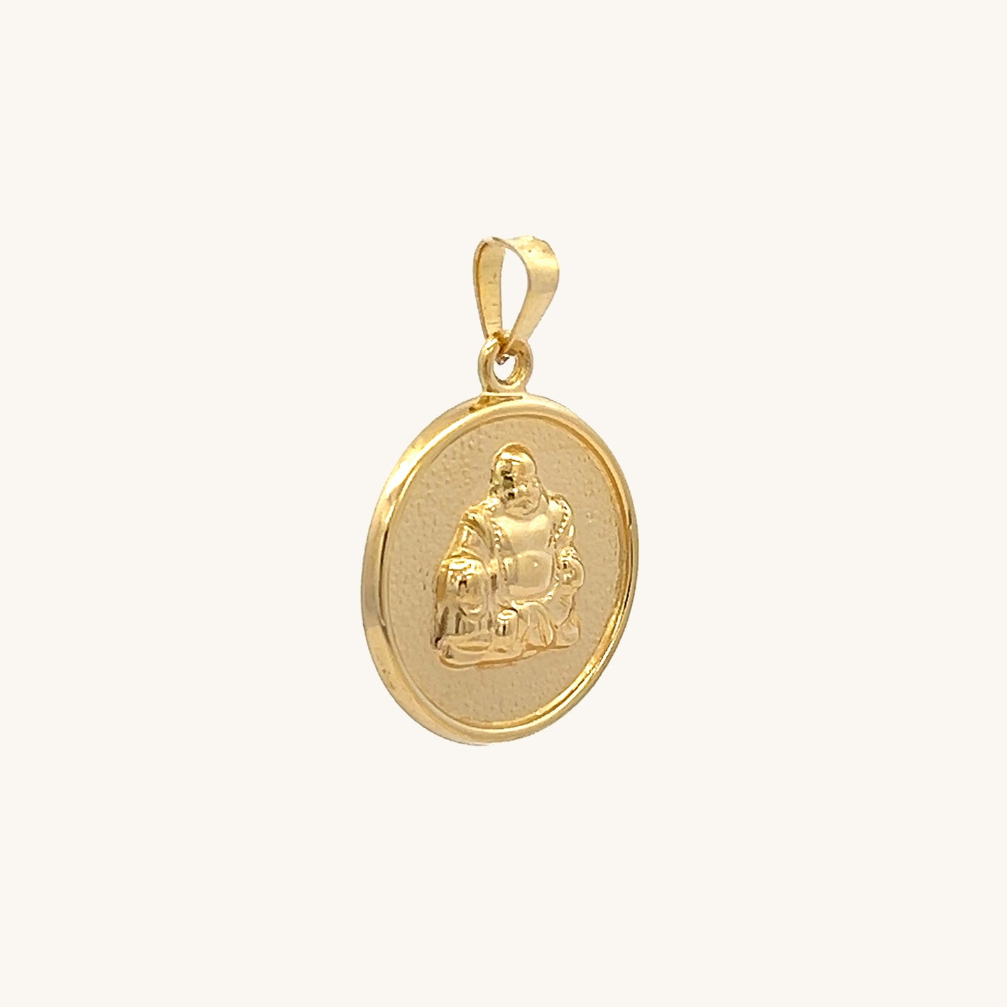 14K Yellow Gold Buddha Charm M