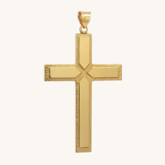 14K Double Bonded Gold-Filled XXL X Cross main image
