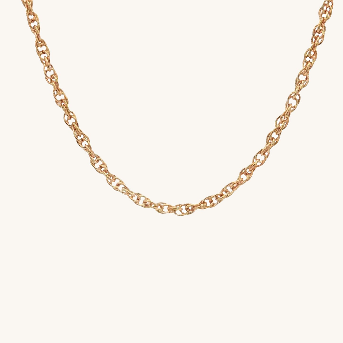 14K Double Bonded Gold 22" Rope chain main image