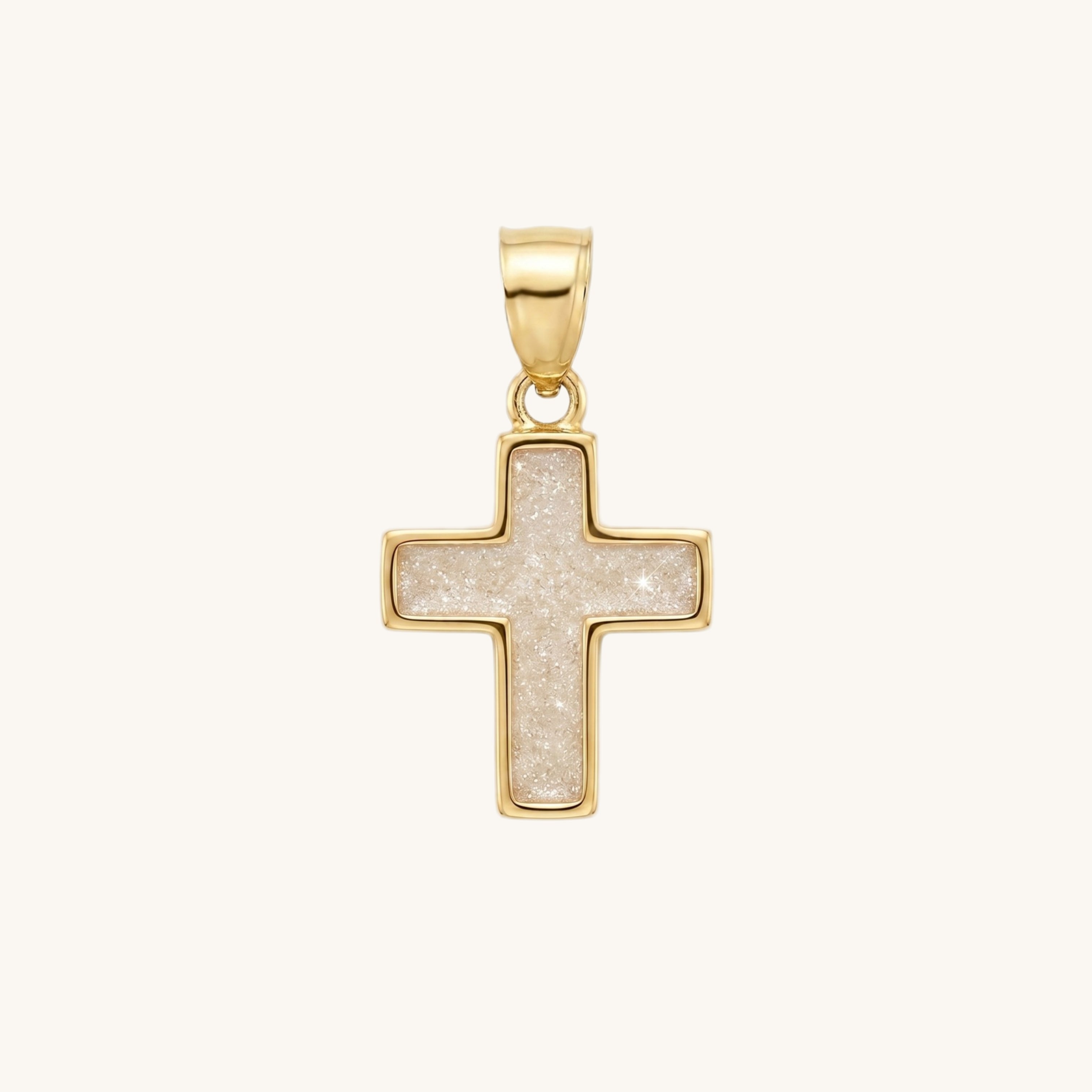 Solid 14K Double Bonded Gold  XXS Pearl main image pendant only