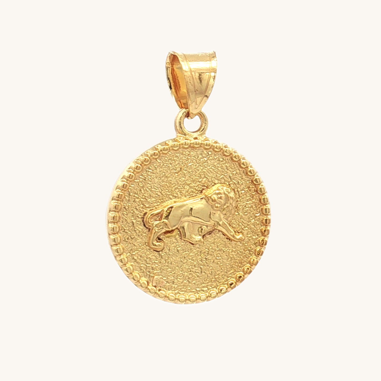 SOLID 14K DOUBLE BONDED GOLD ZODIAC CHARMS - Cross + Crown