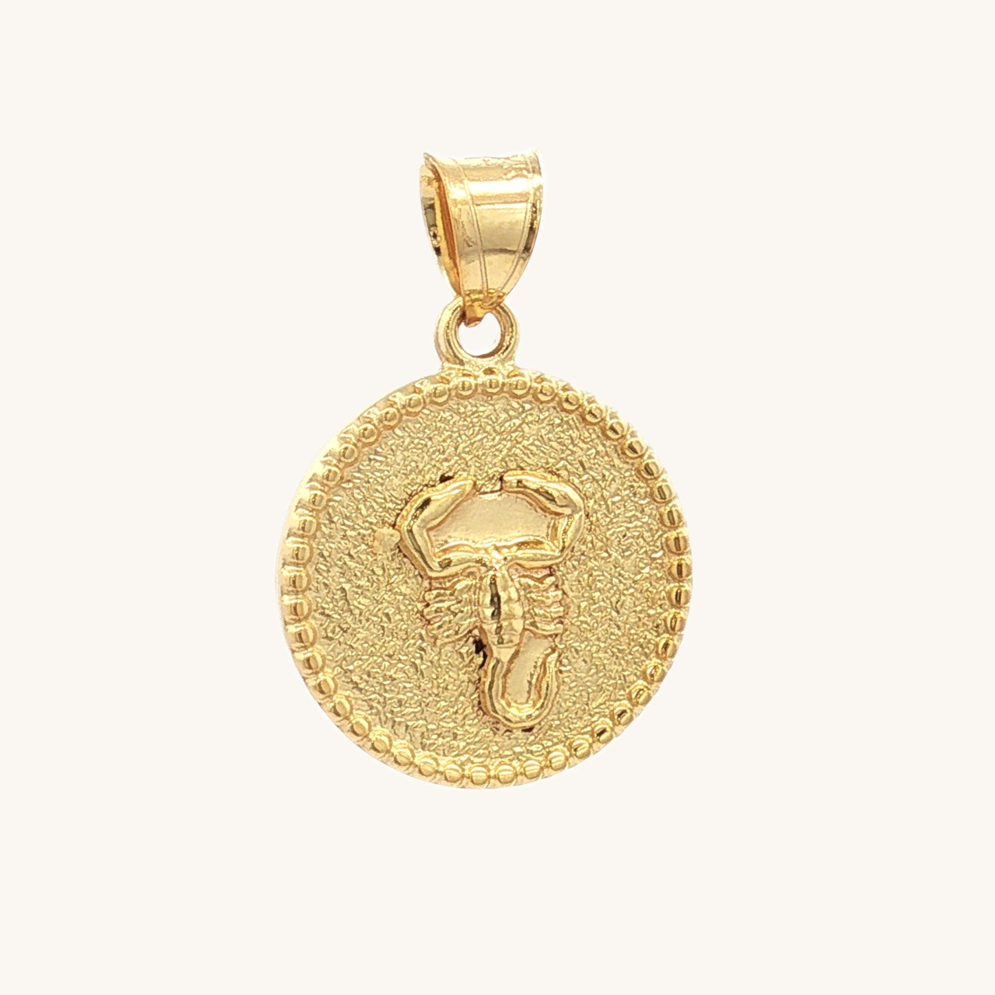 SOLID 14K DOUBLE BONDED GOLD ZODIAC CHARMS - Cross + Crown