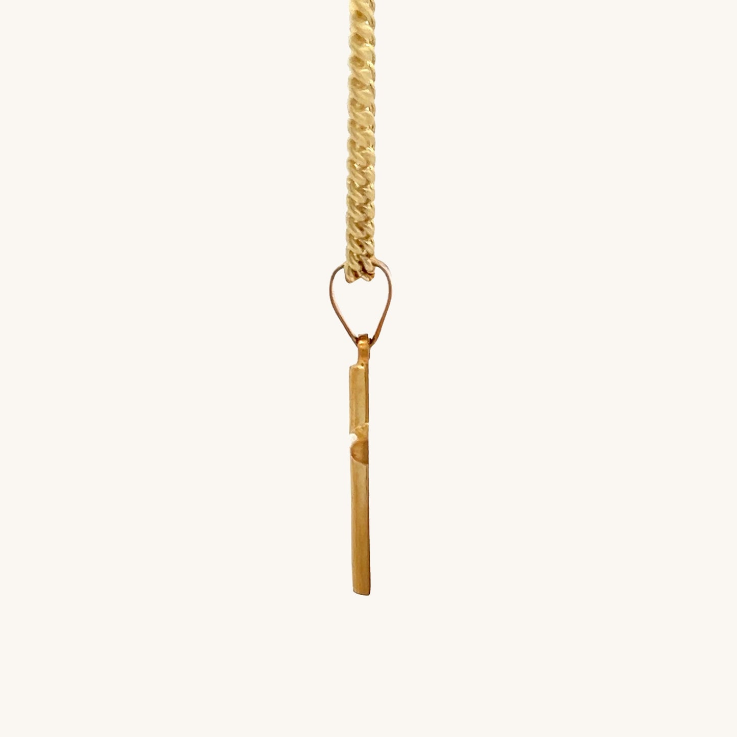 24K Gold Plated XS Cross Necklace