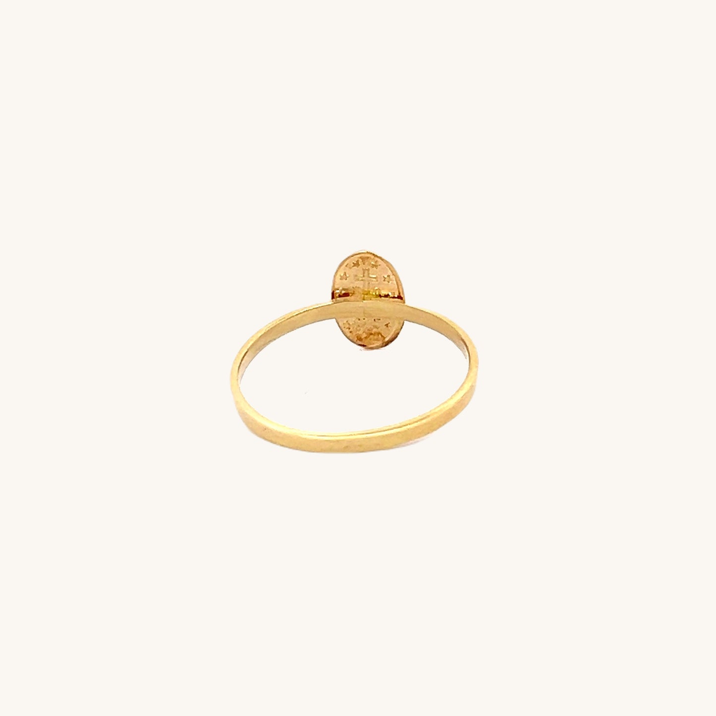 14K Yellow Gold Miraculous Ring 4 5 6 7 8