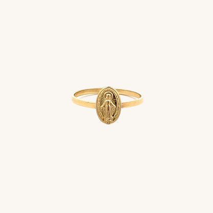 14K Yellow Gold Miraculous Ring 4 5 6 7 8