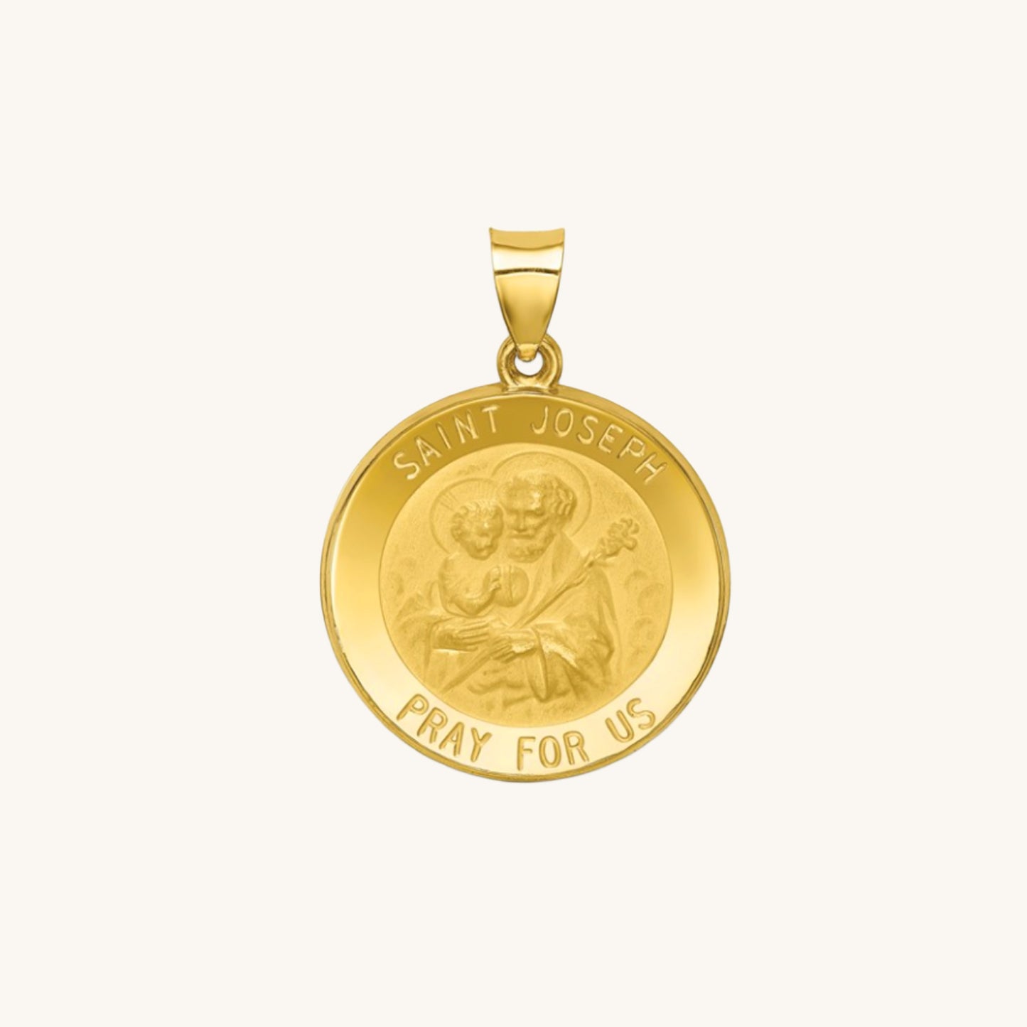 14K Yellow Gold Saint Joseph Medal S