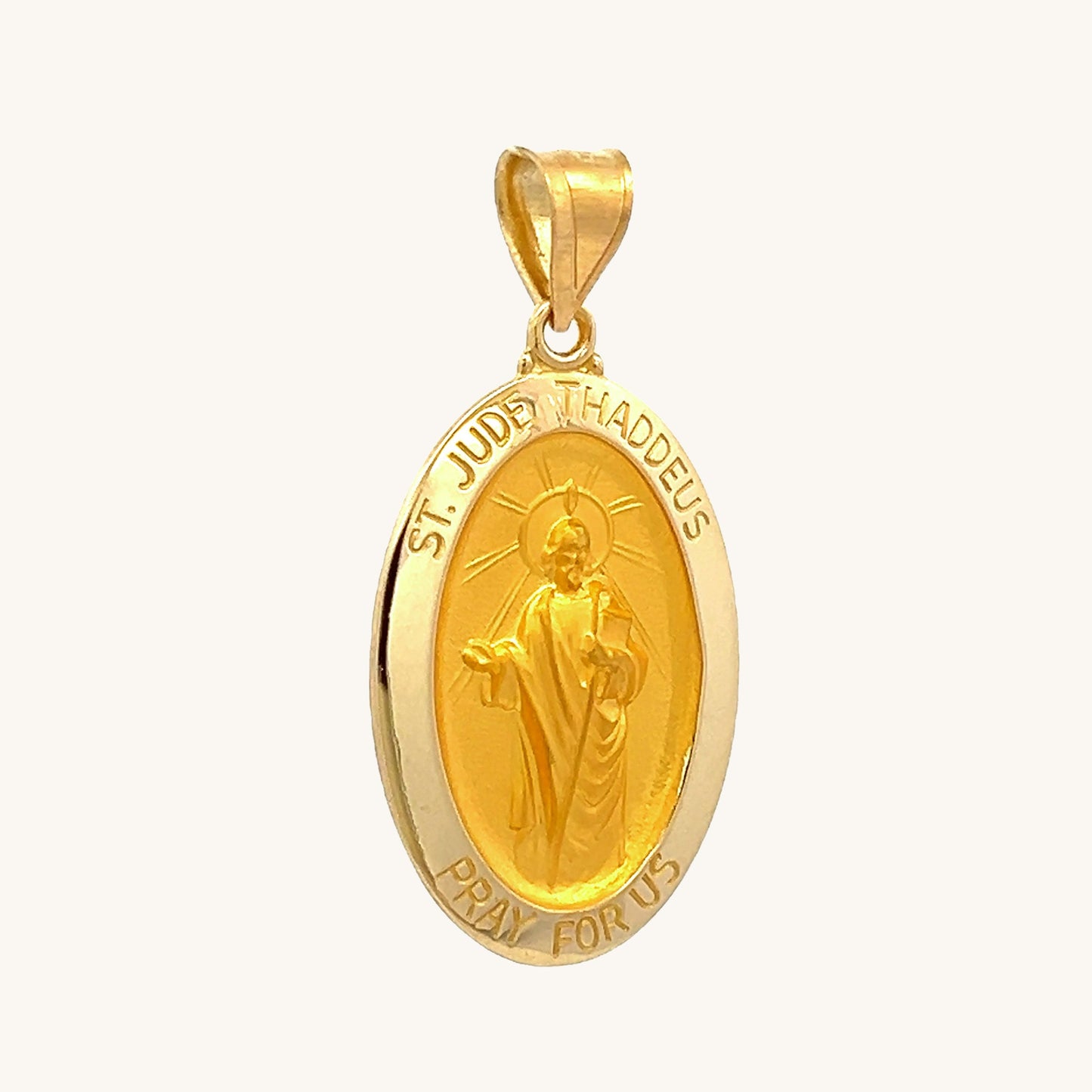 14K Yellow Gold Saint Jude M S XS