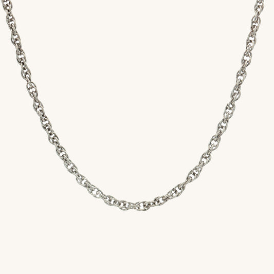 Solid 925 Sterling Silver 20" Rope Chain main image