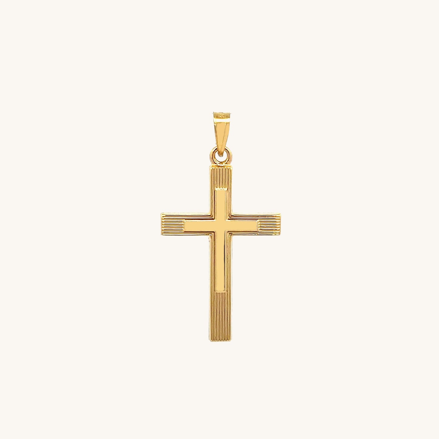 14K Yellow Gold Cross S