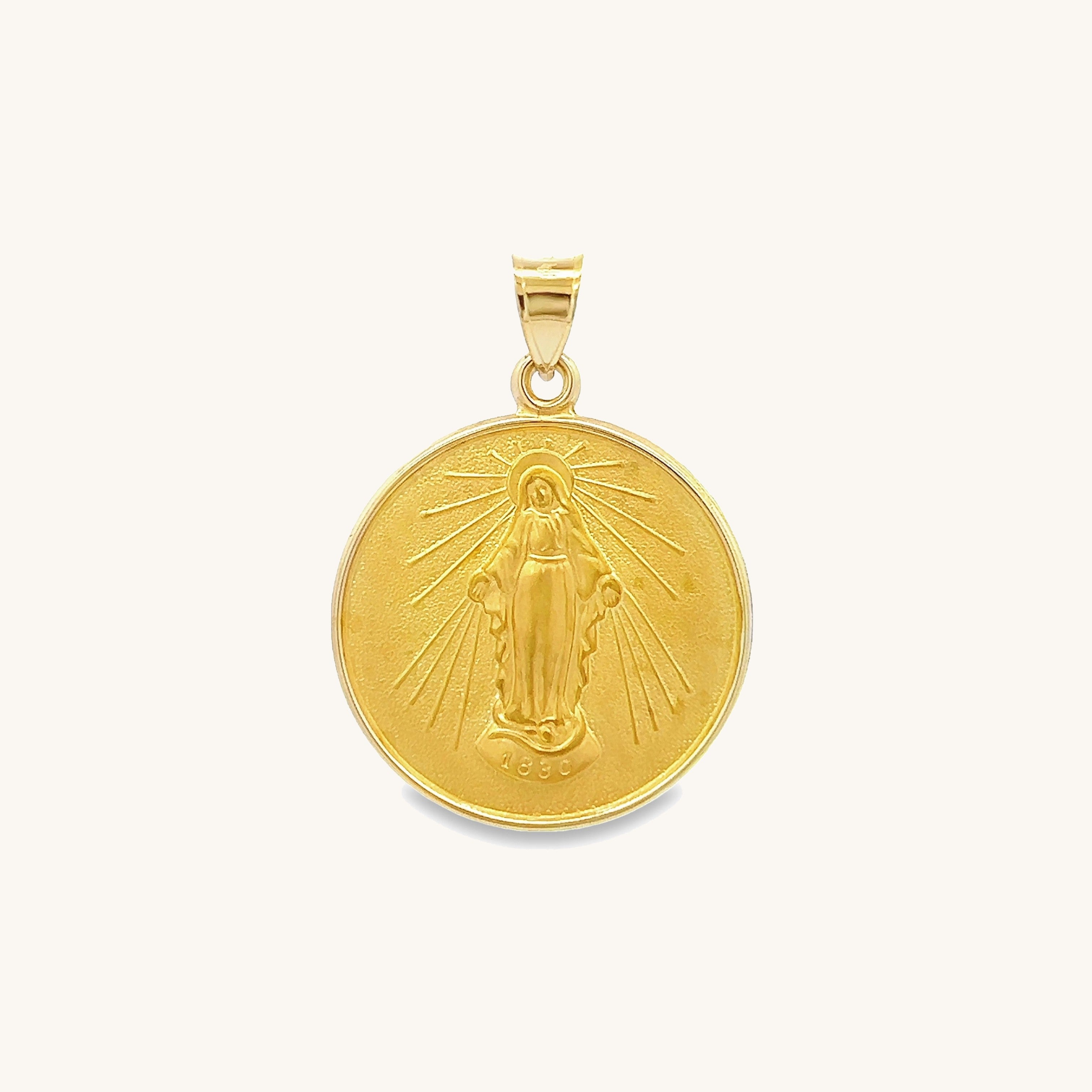 18K Yellow Gold Miraculous Medal S