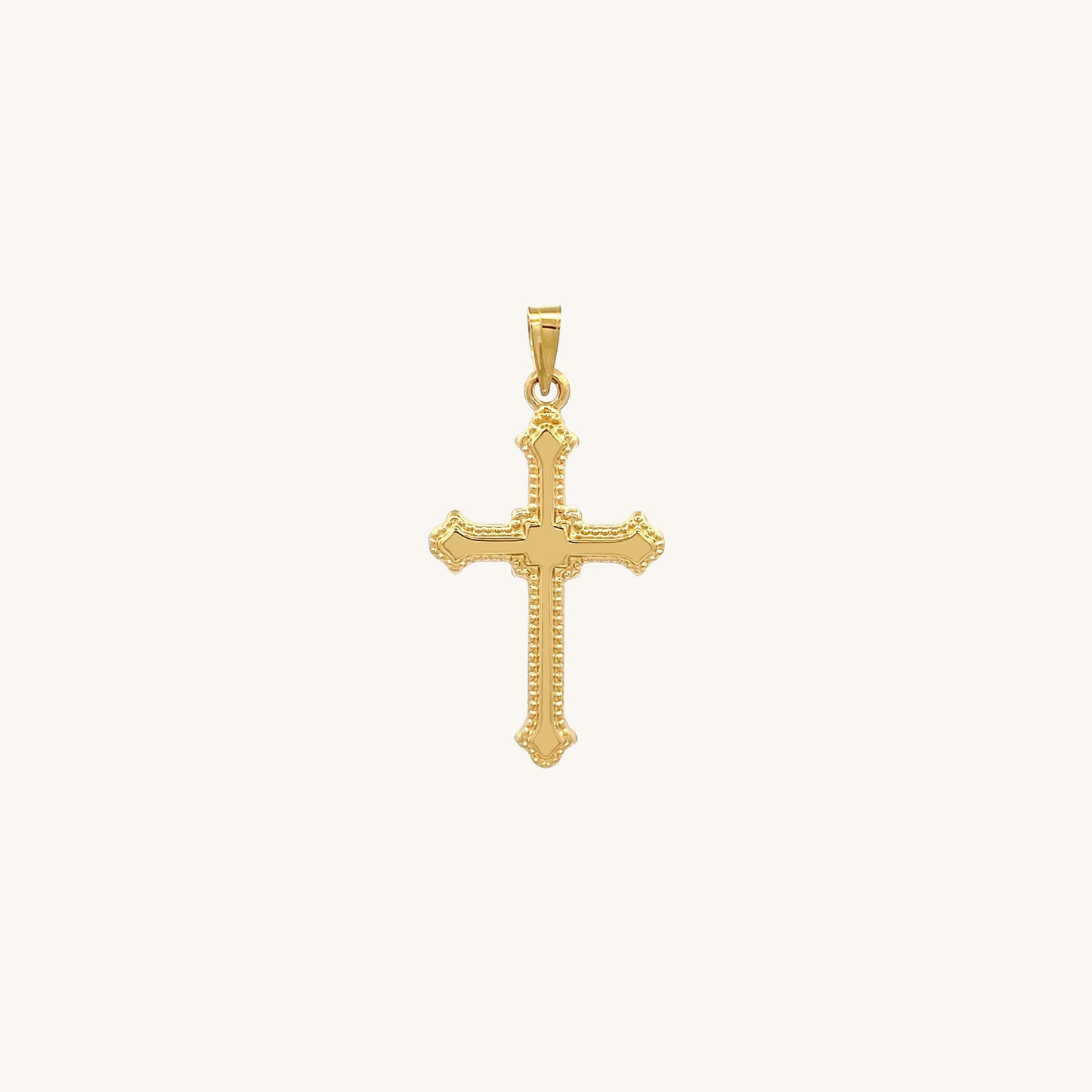 14K Yellow Gold Cross XS