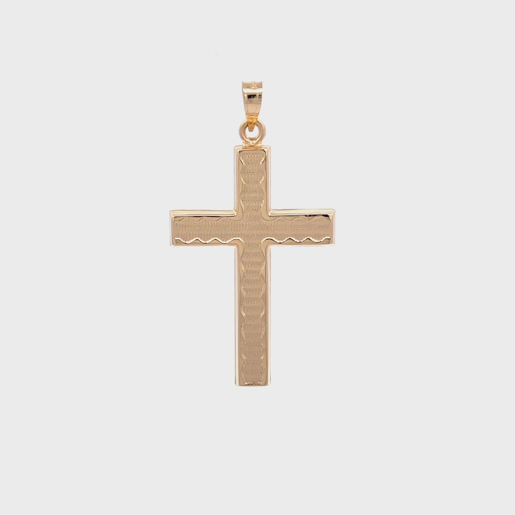 14K Yellow Gold Cross XS S M L