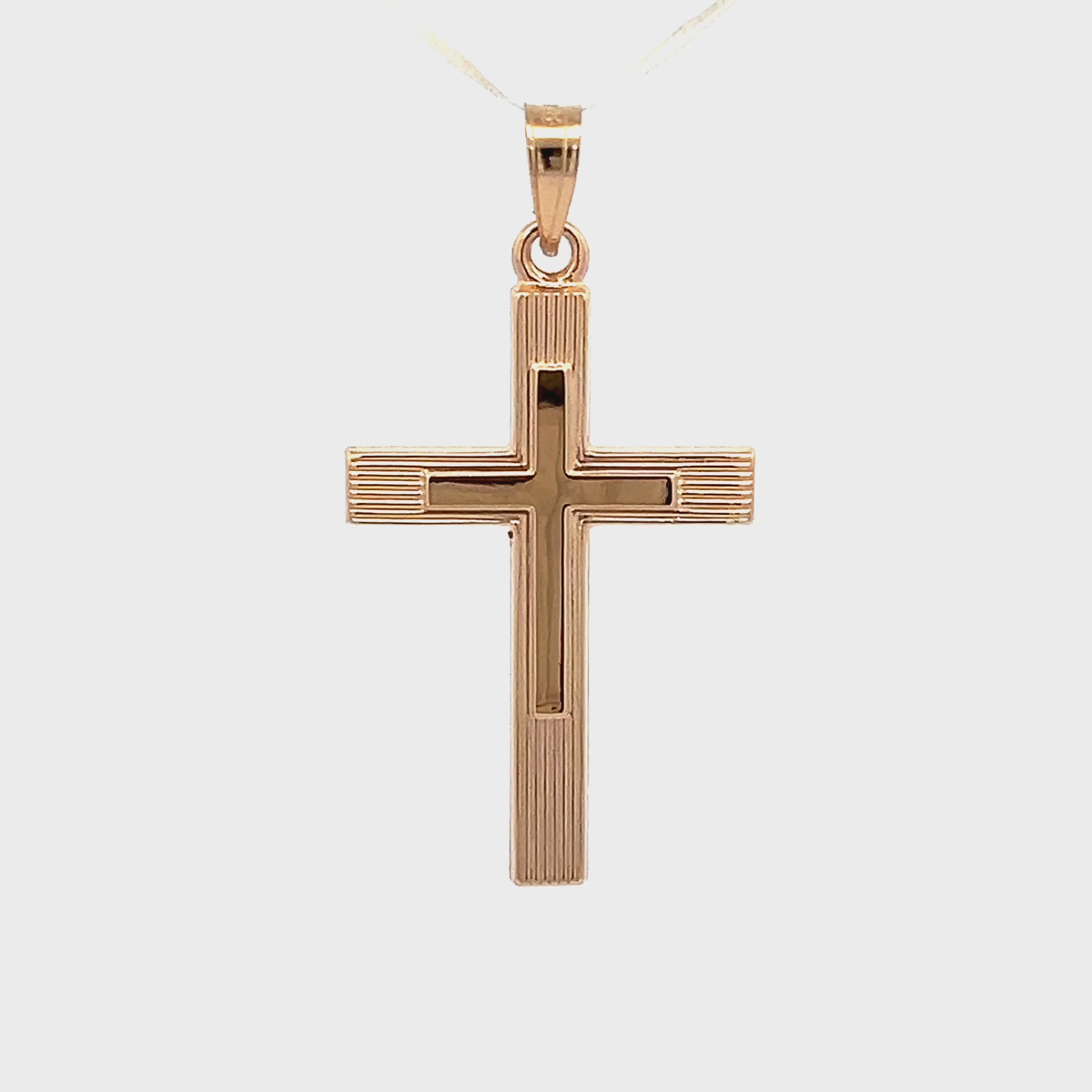 14K Yellow Gold Cross XXL XL L M S XS