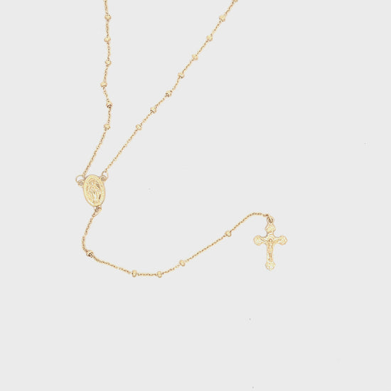 14K Yellow Gold Rosary