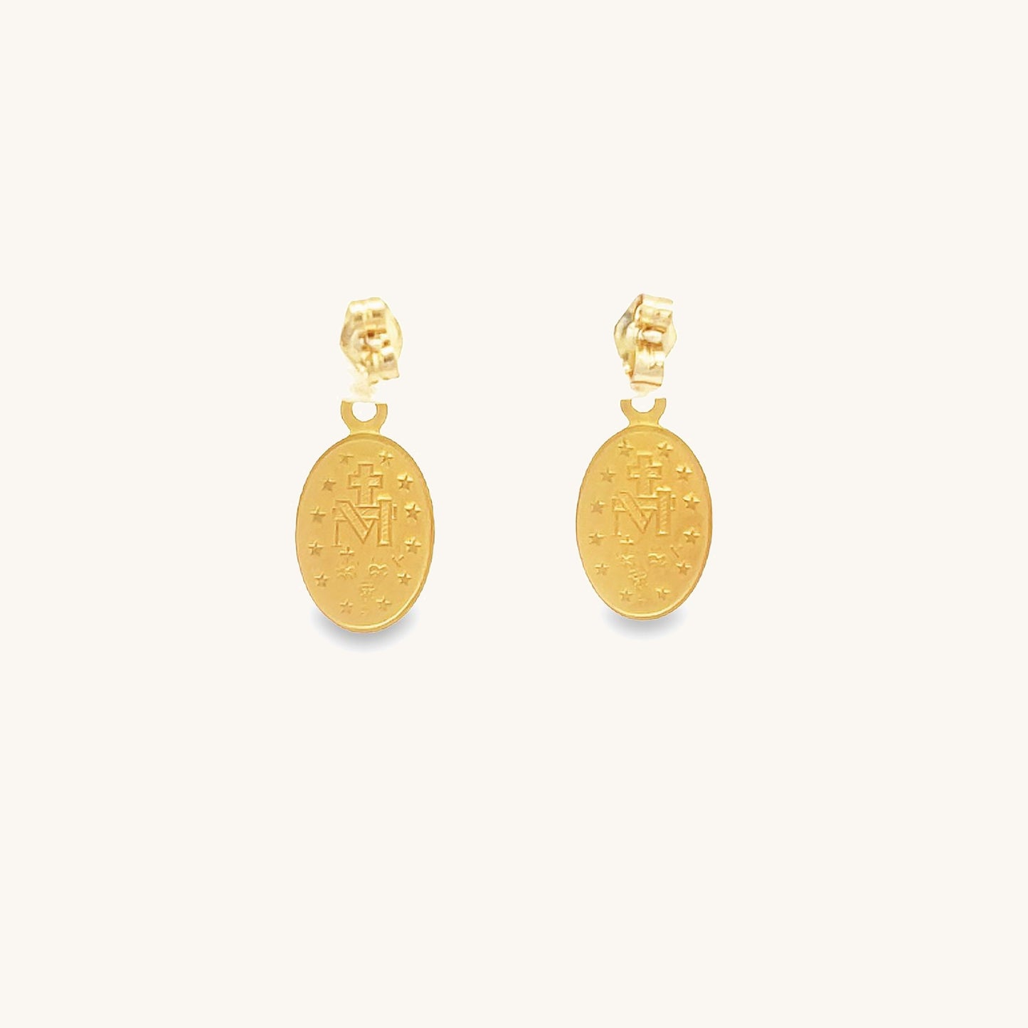 14K Yellow Gold S Miraculous Earrings