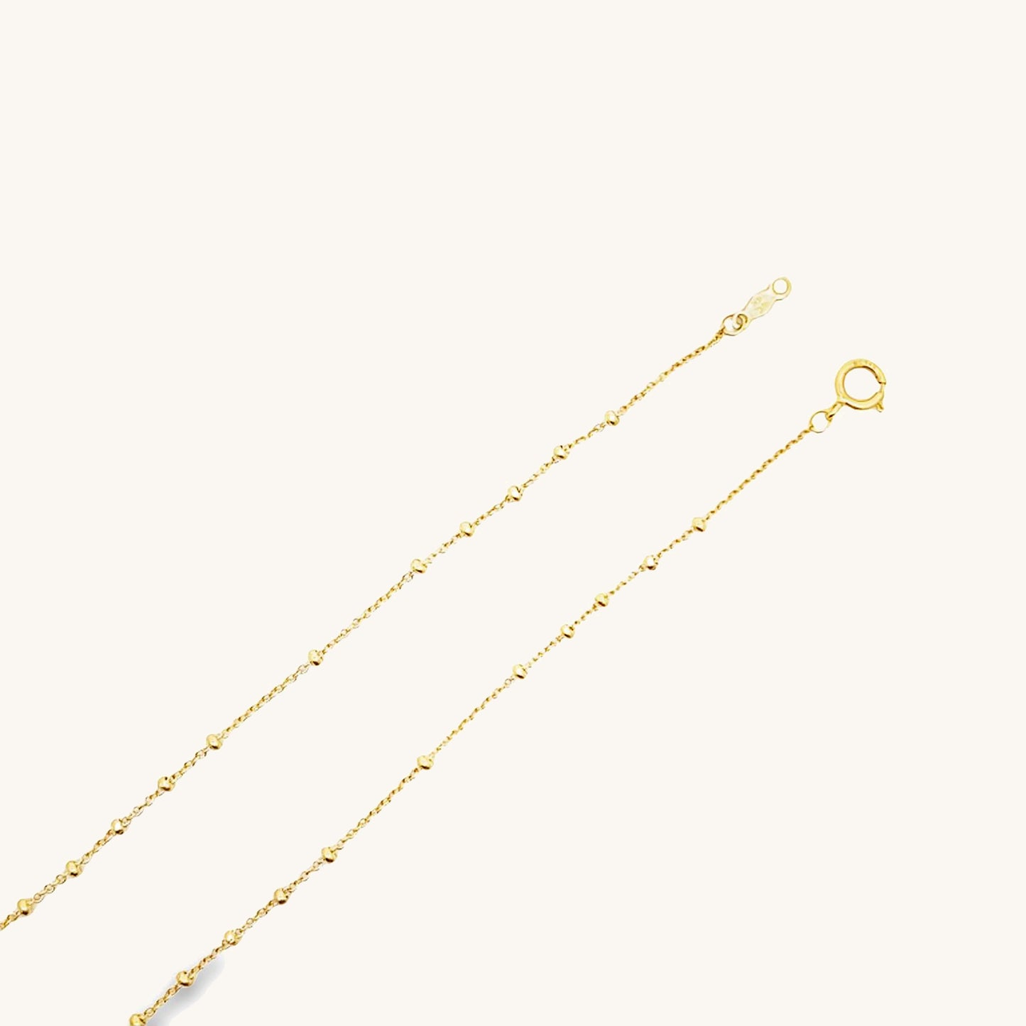 14K Yellow Gold 18" Rosary